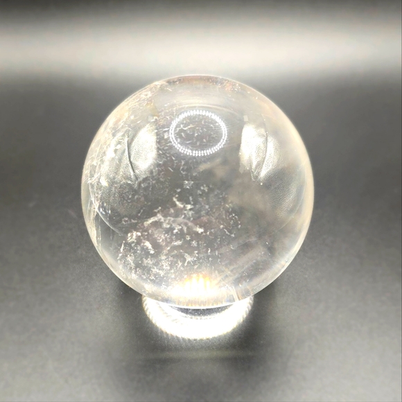 4.5" Clear Quartz Crystal Ball Sphere - Picture 3 of 4